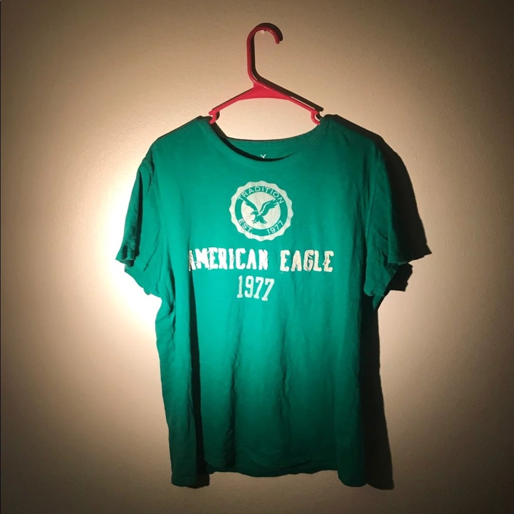 Green American Eagle T-shirt